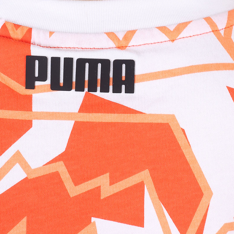 женская оранжевая футболка PUMA Swish Tee AOP 53424301 - цена, описание, фото 4